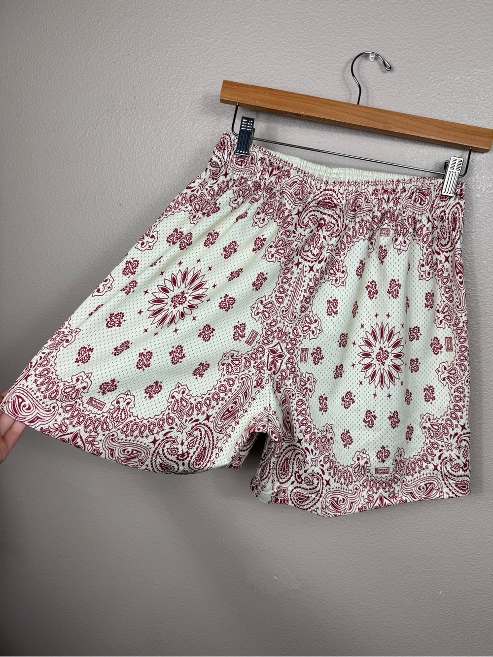 Bravest Studios Red‎ Paisley Shorts large streetwear EUC A - Picture 4 of 7